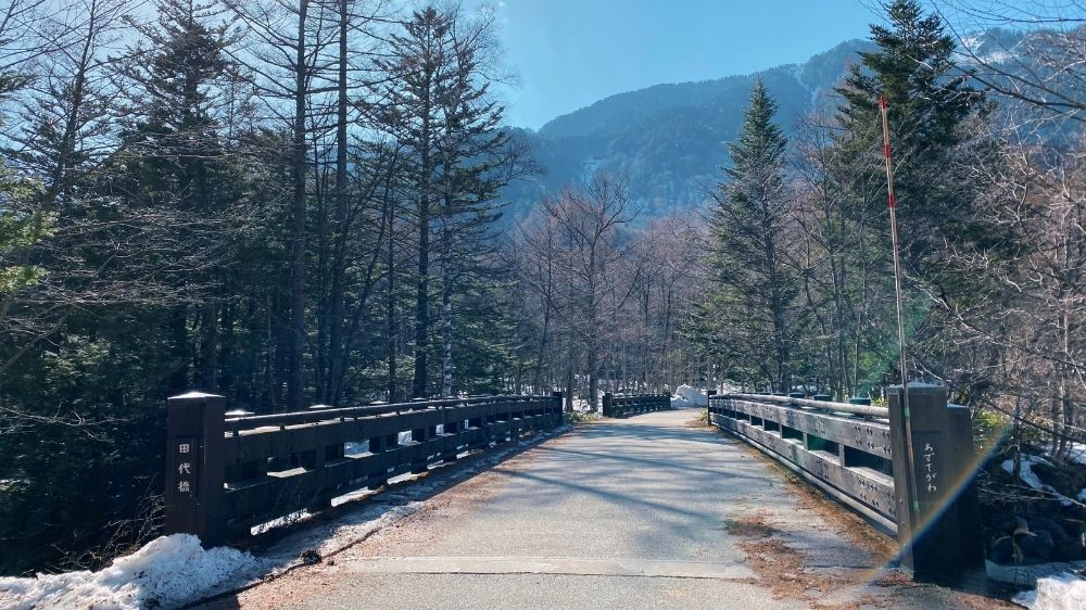 上高地にある田代橋